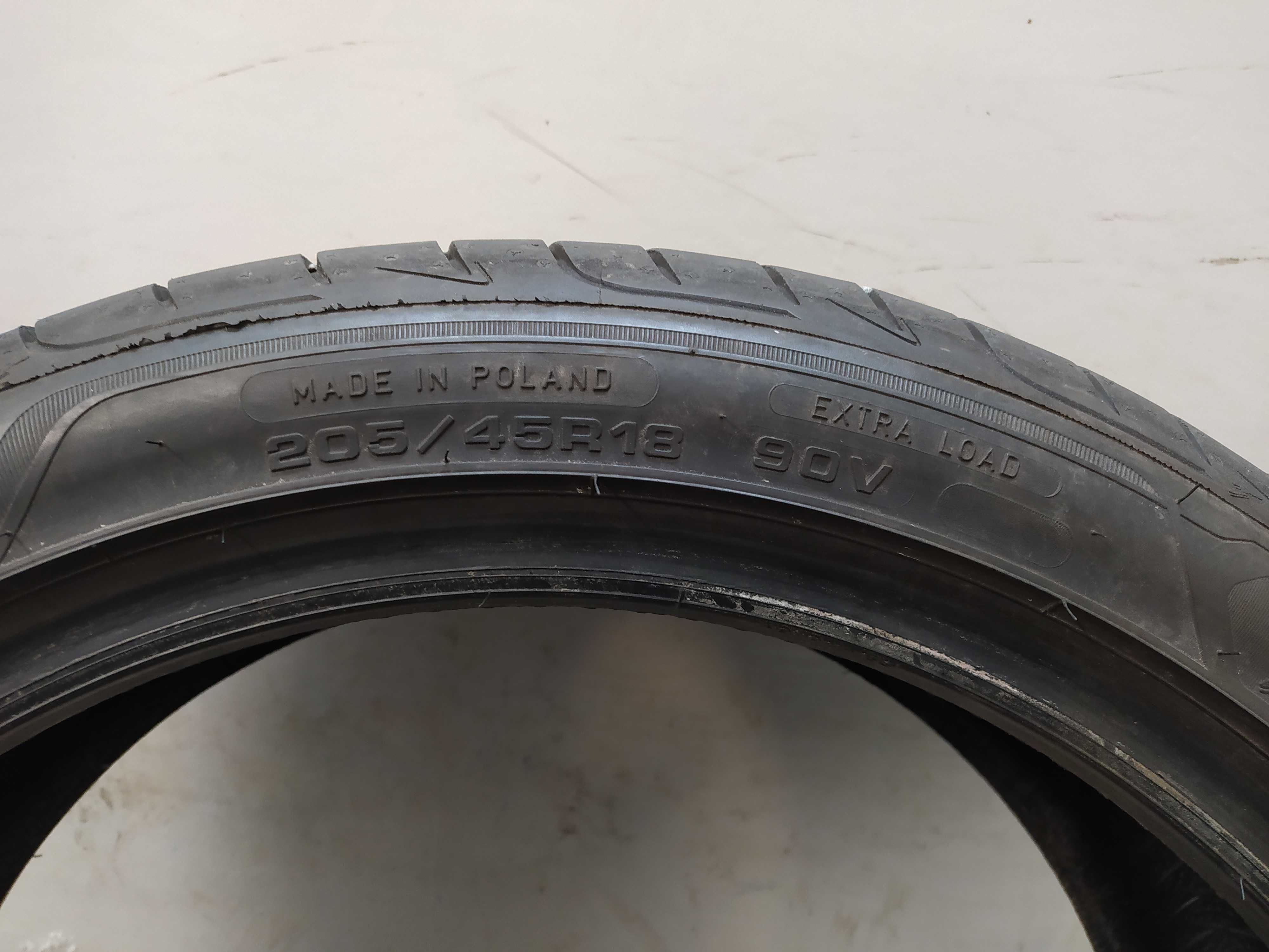 1x205/45R18 Goodyear Eagle F1 Asymmetric 3, 90V XL, 2020 rok, 7,2mm