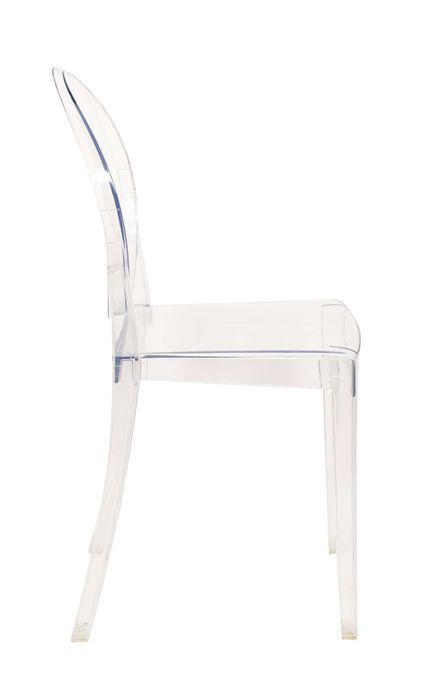 Krzesło TRANSPARENTNE, przeźroczyste Victoria