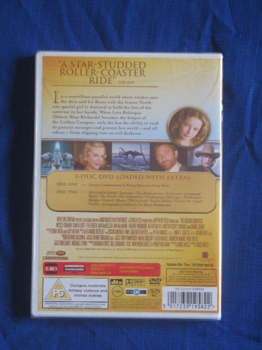 DVD "Золотой компас" 2 диска ограниченный выпуск Фэнтези