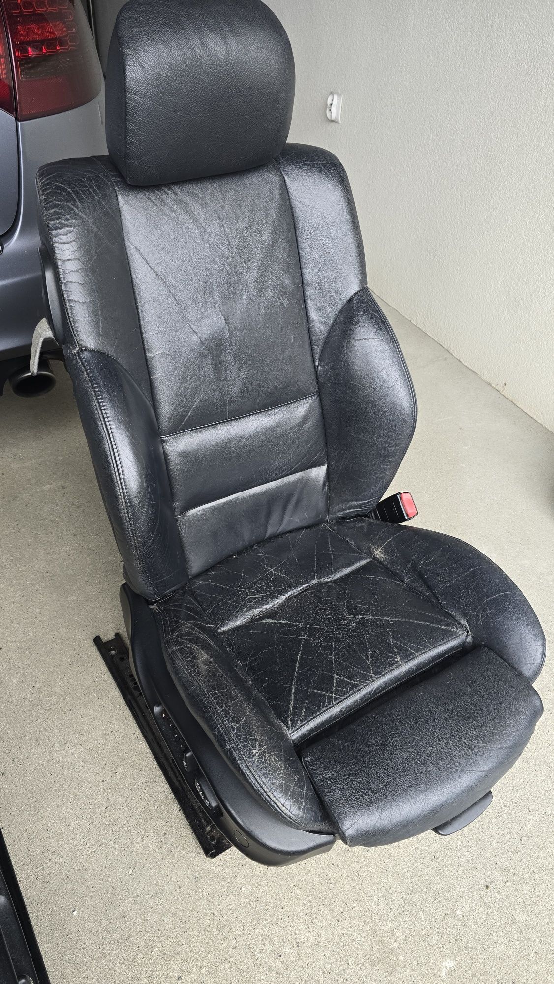 Wnętrze BMW e46 coupe skóra elektryka