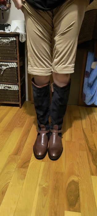 Skórzane kozaki Tommy Hilfiger jak nowe.