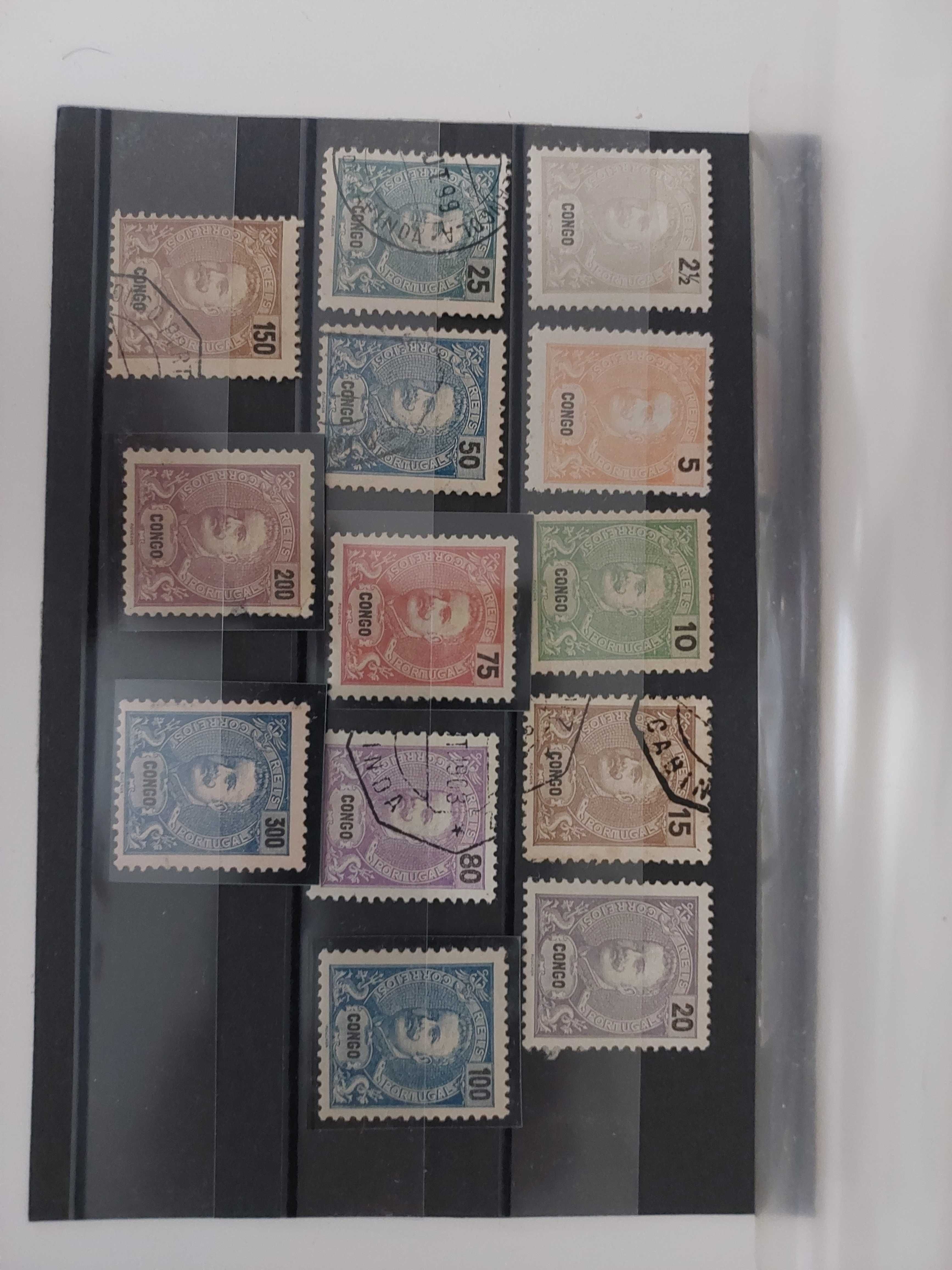 Lote selos Congo e Angola