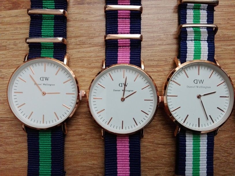 Relógios Daniel Wellington Novos Braceletes coloridas com 2cm de larg