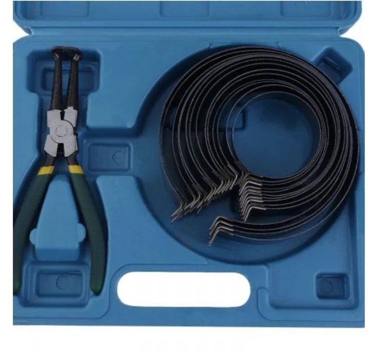 Conjunto Compressão Manual Segmentos Pistões Universal - 15 peças
