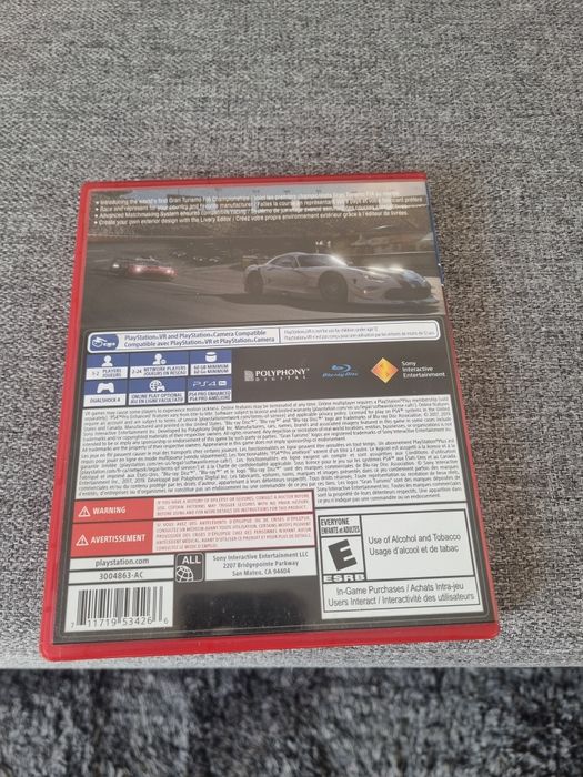Jogo ps4 Grand Turismo sport