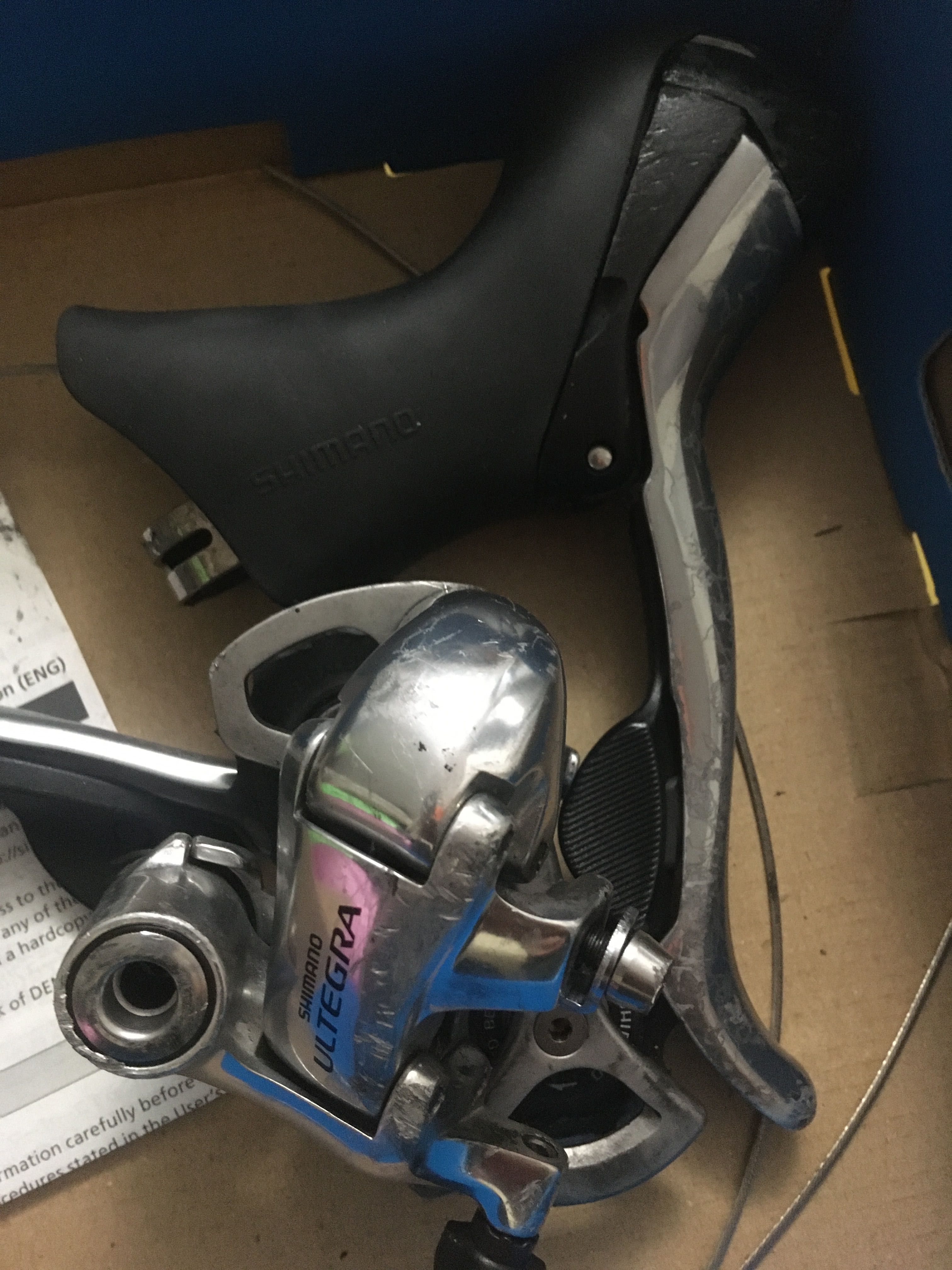 Manete com esticador shimano (usados para desocupar)