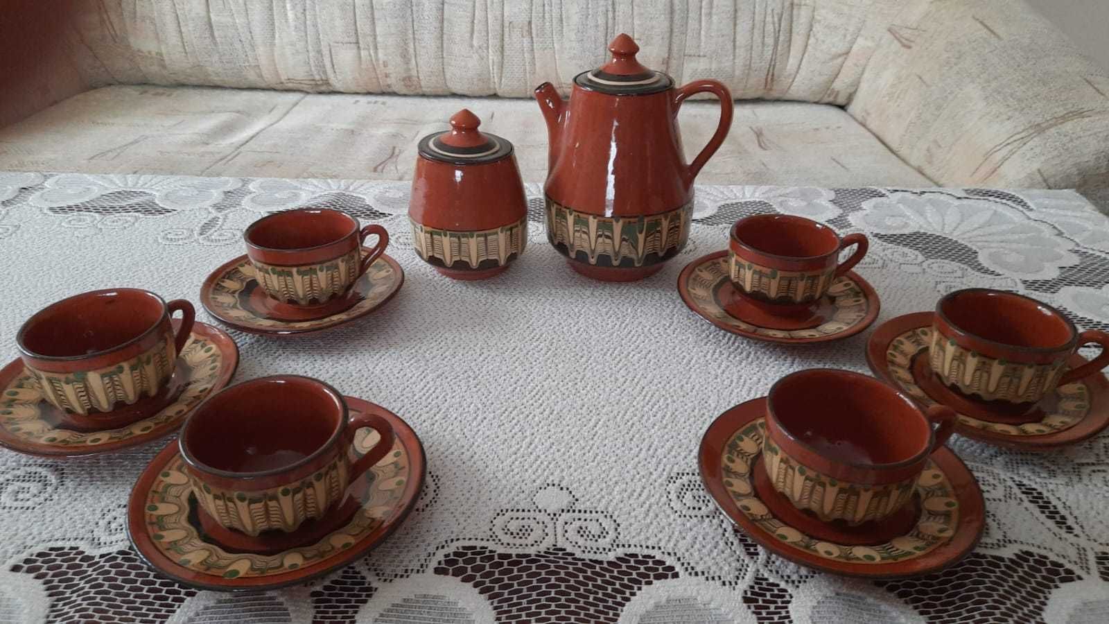 Bułgarski serwis do kawy/herbaty
