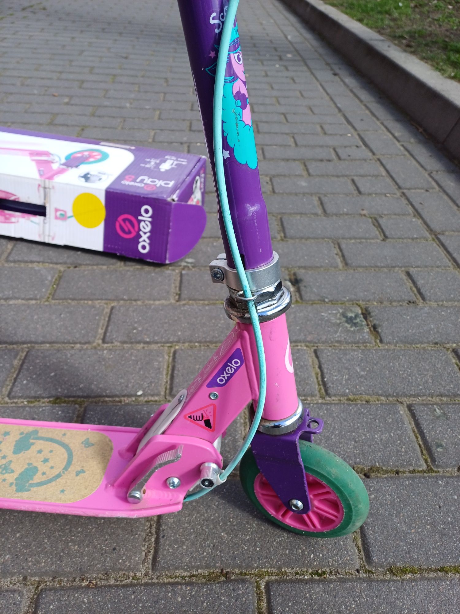 Hulajnoga OXELO scooter play5 dla dziewczynki Decathlon Wysyłka