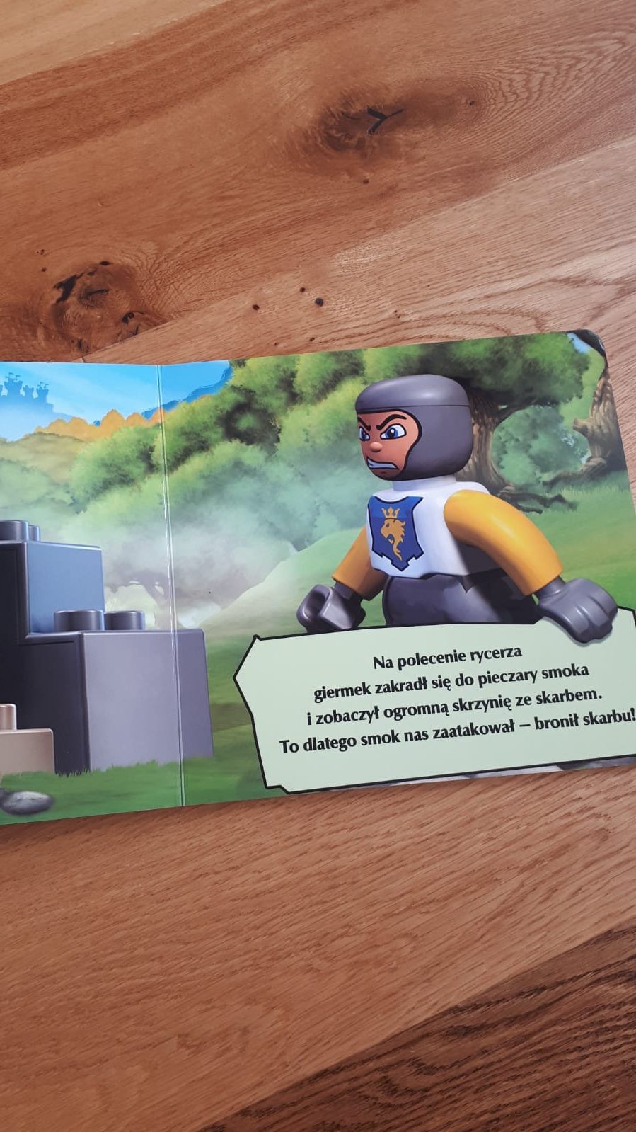 Książeczka przygody rycerza lego duplo