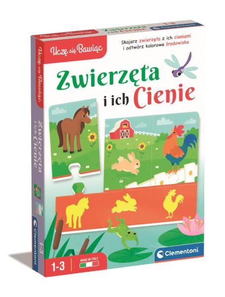 Zabawka Dla Dzieci Zwierzęta I Ich Cienie Clementoni