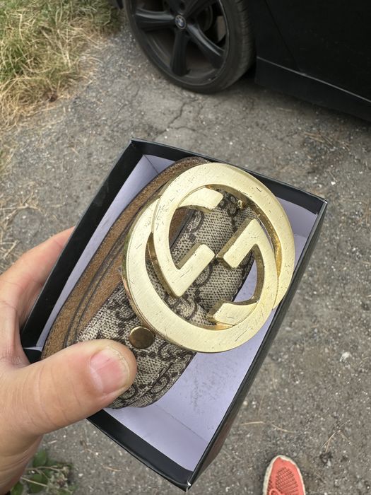 Gucci pasek ze skory naturalnej spezedam