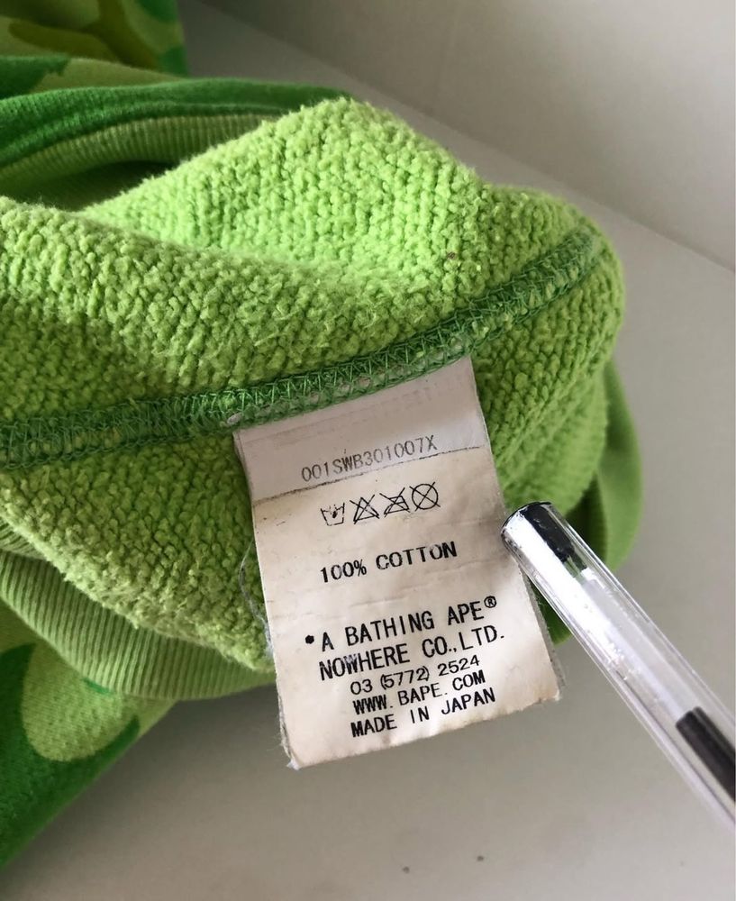 BAPE Camo Crewneck Green