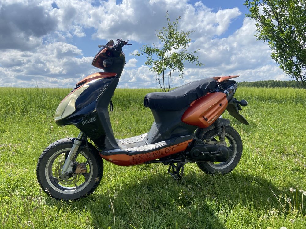 Skuter 80 zarejestrowany na 50 Romet 747 4t