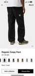 Calcas NOVAS regular cargo carhartt