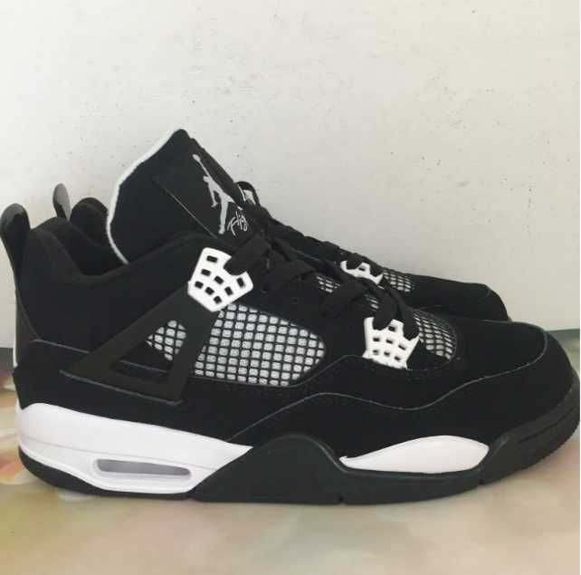 Buty Trampk Jordan 4 Retro White Thunder R.44