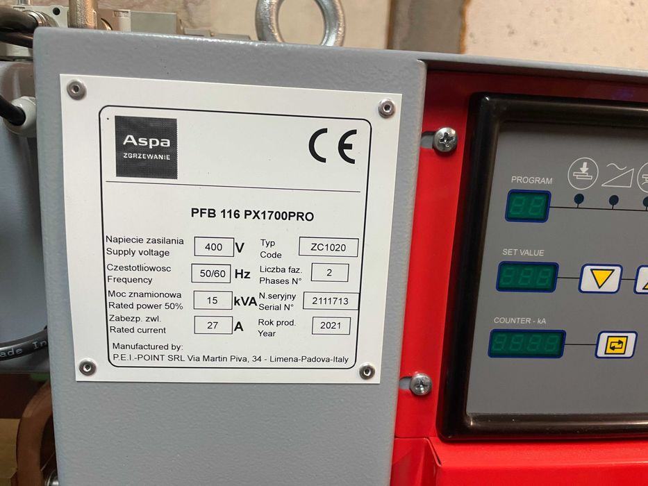 Zgrzewarka stołowa ZC1020 PFB 116 PX1700PRO