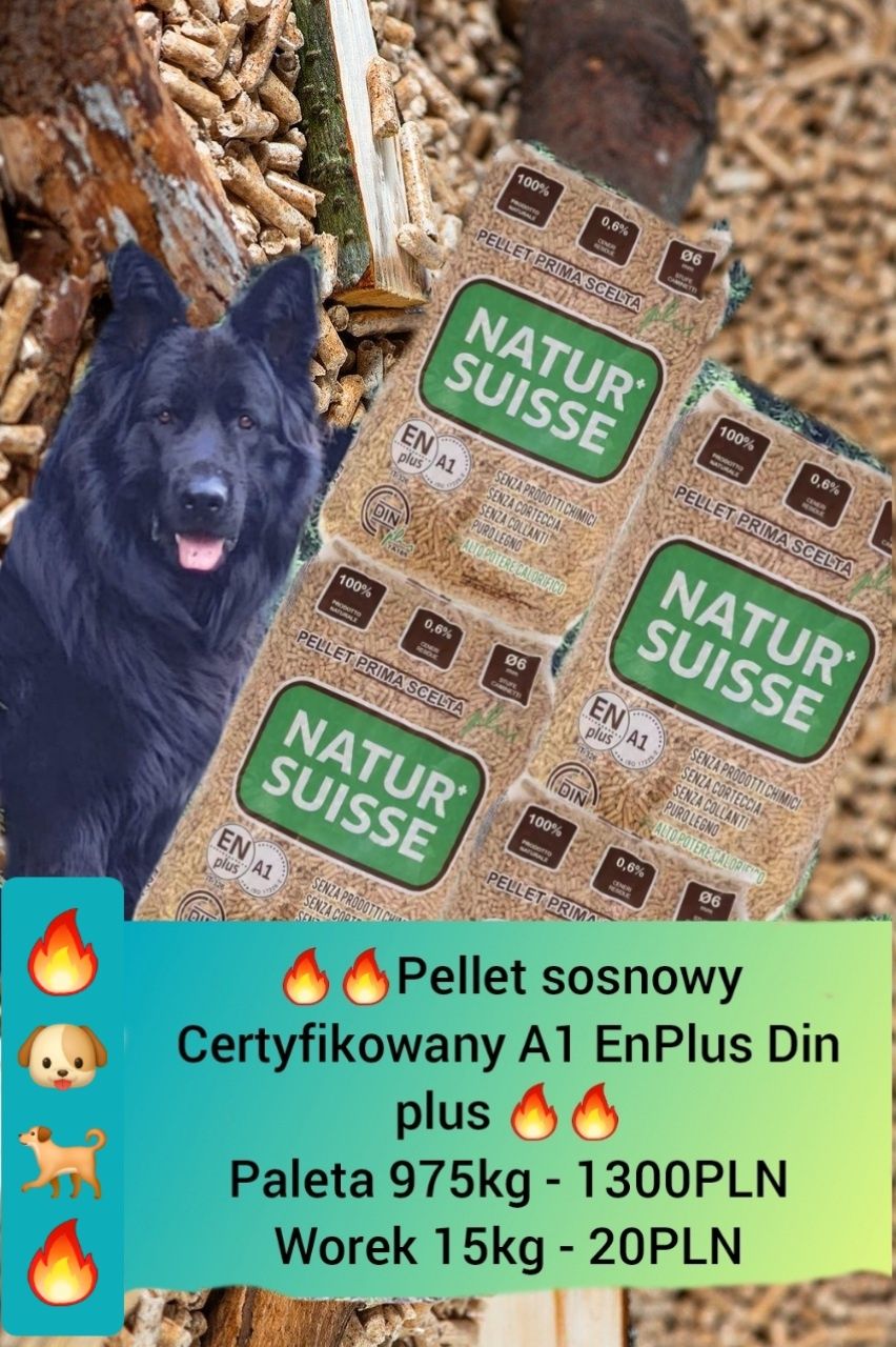 Pellet certyfikowany Enplus/A1/Dinplus