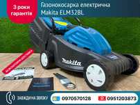 Газонокосилка электрическая Makita ELM32BL травосборник 35 л 2200 Вт