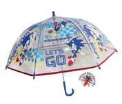 Sombrinha e camisola sonic