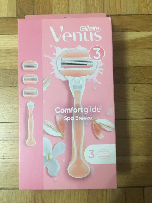 Gillette Venus Comfortglide Spa Breeze 3-ostrzowa i 3 wkłady