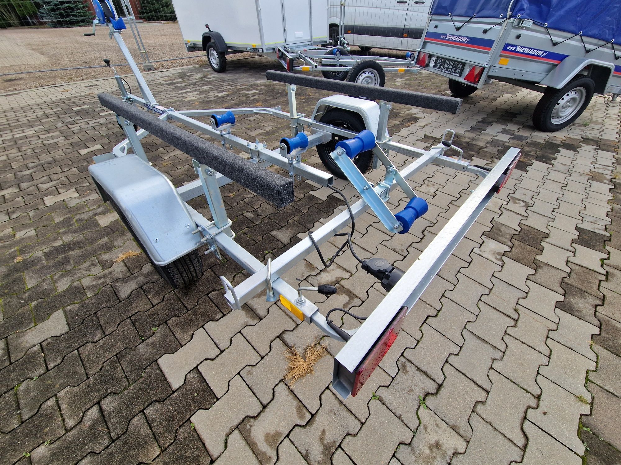 Nowa Przyczepa Podłodziowa ponton łódź 350 - 550cm Niewiadów P400 P415