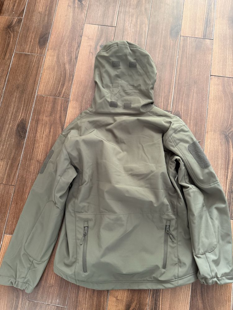 куртка, soft shell, оливкового кольору, L