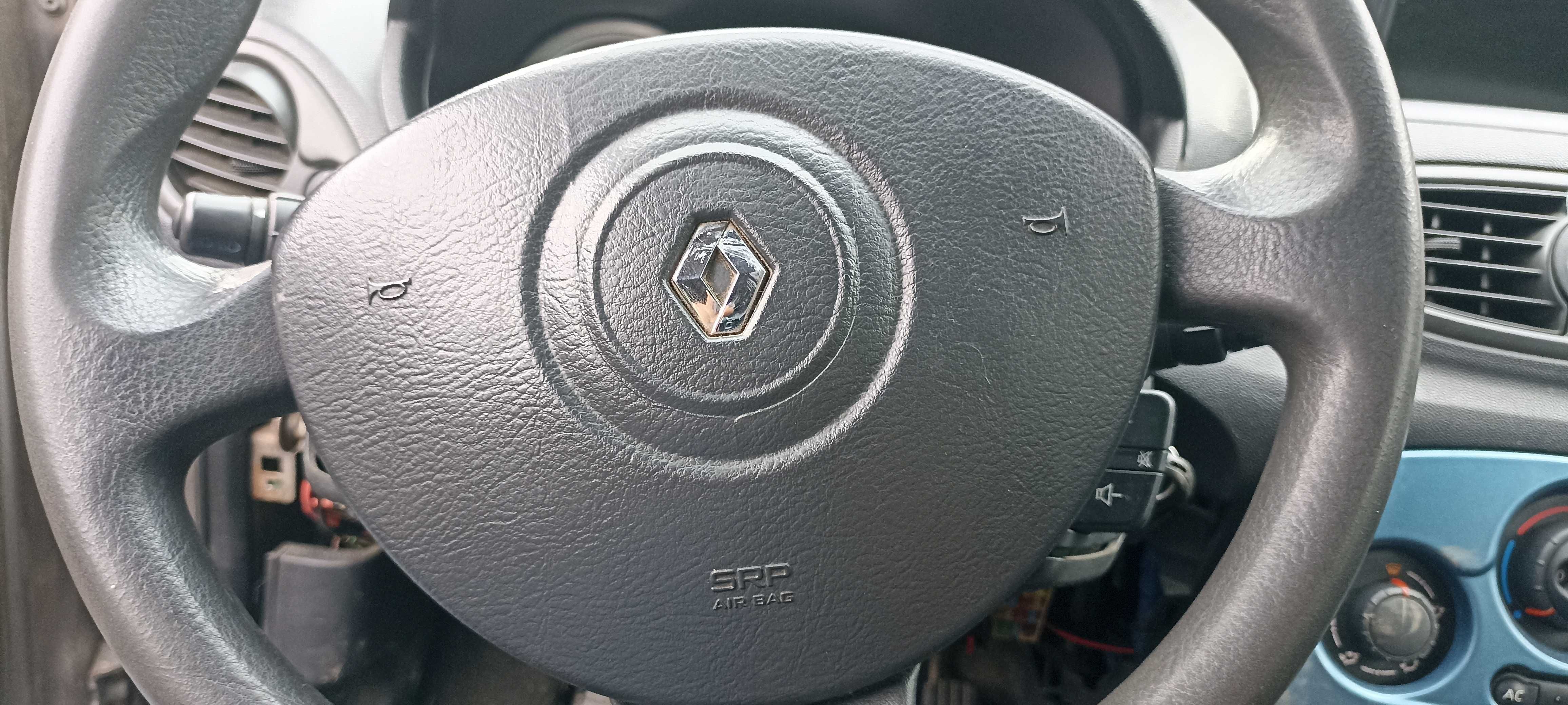 airbag pasy zaślepka sensor  clio III 11R  zestaw