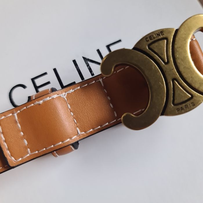 Pasek Damski Celine brazowy skora