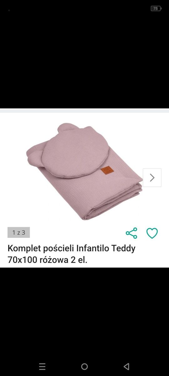 Komplet pościeli dla dziewczynki