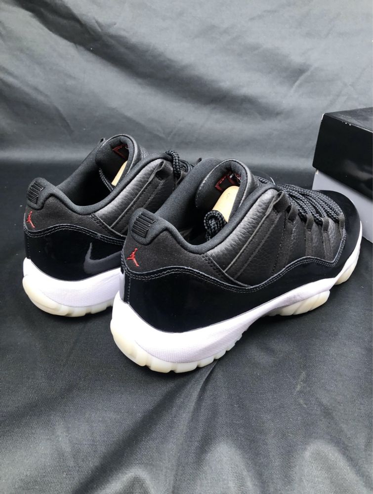 Оригінал Кросівки Air Jordan Retro 11 Low Black 72-10  Джордан ретро