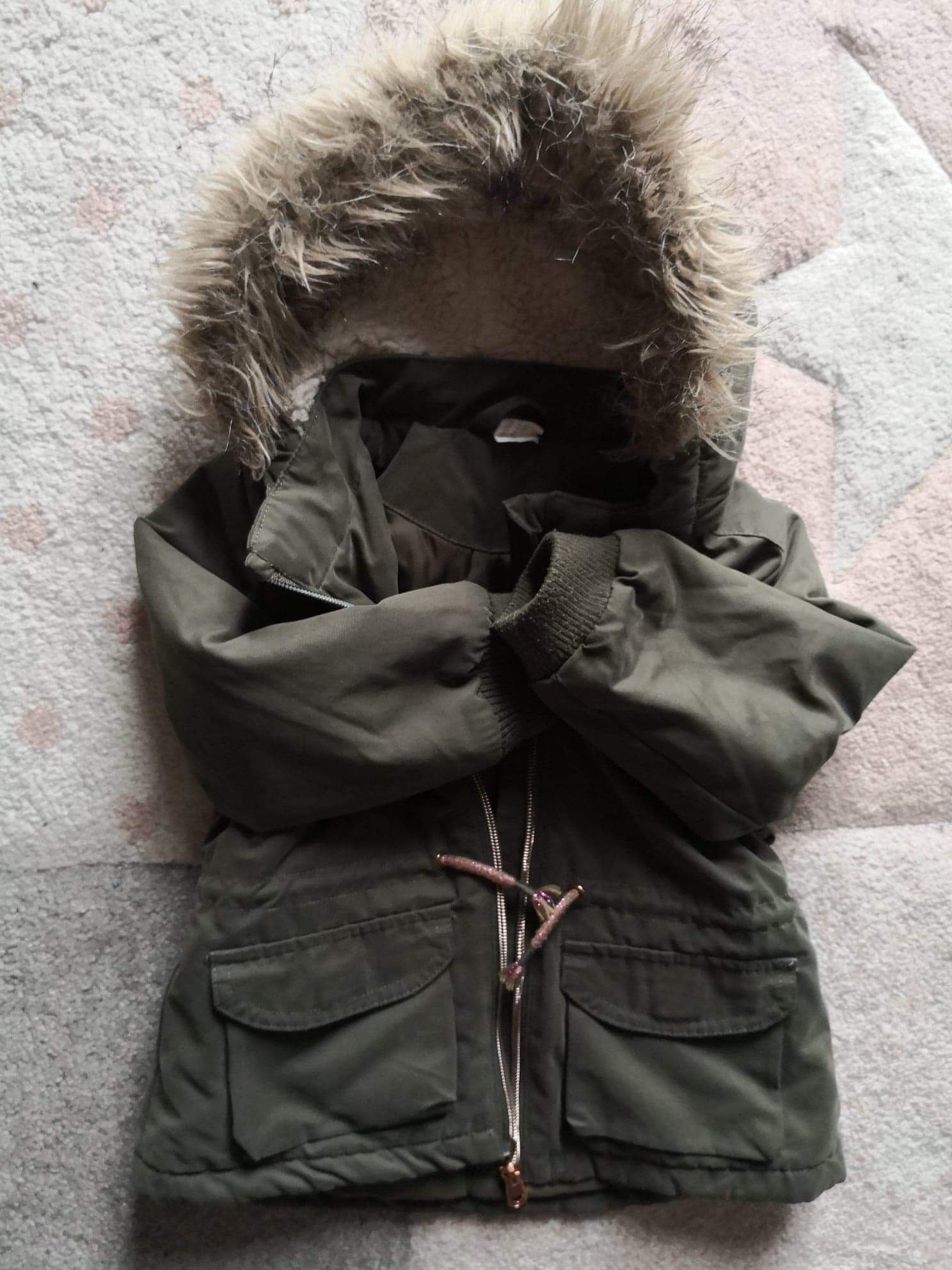 Kurtka / parka  H&M roz 86 khaki