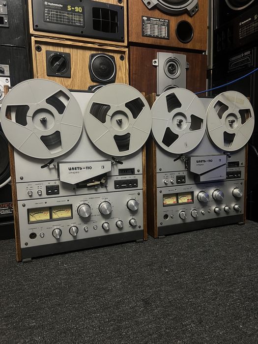 Бобинный магнитофон илеть 110!