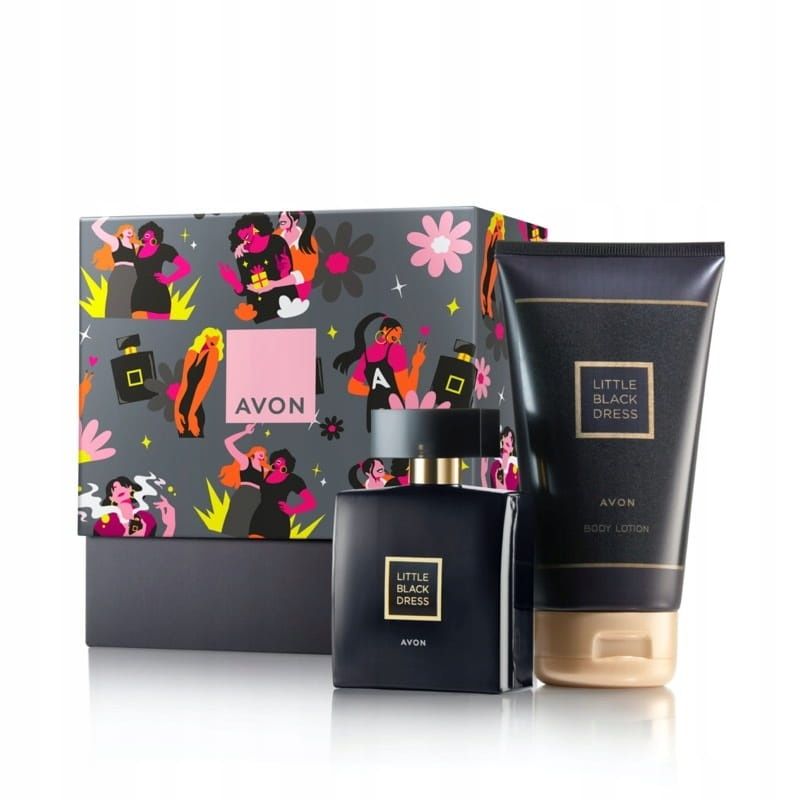 Avon Zestaw Little Black Dress.Edp 50ml i balsam 150ml.Nowe