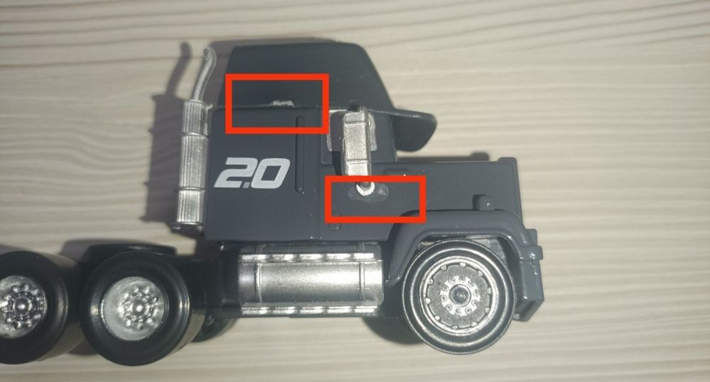 Уцінка! Металеві машинки Тачки Маквин, Метр, трейлер, комбайн, автобус