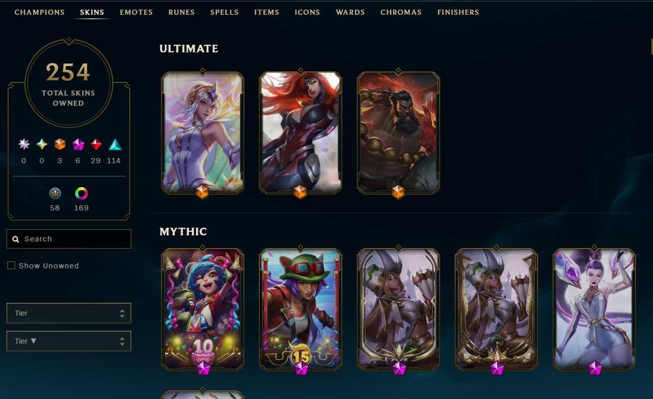 Продаю родной аккаунт League of Legends EUW