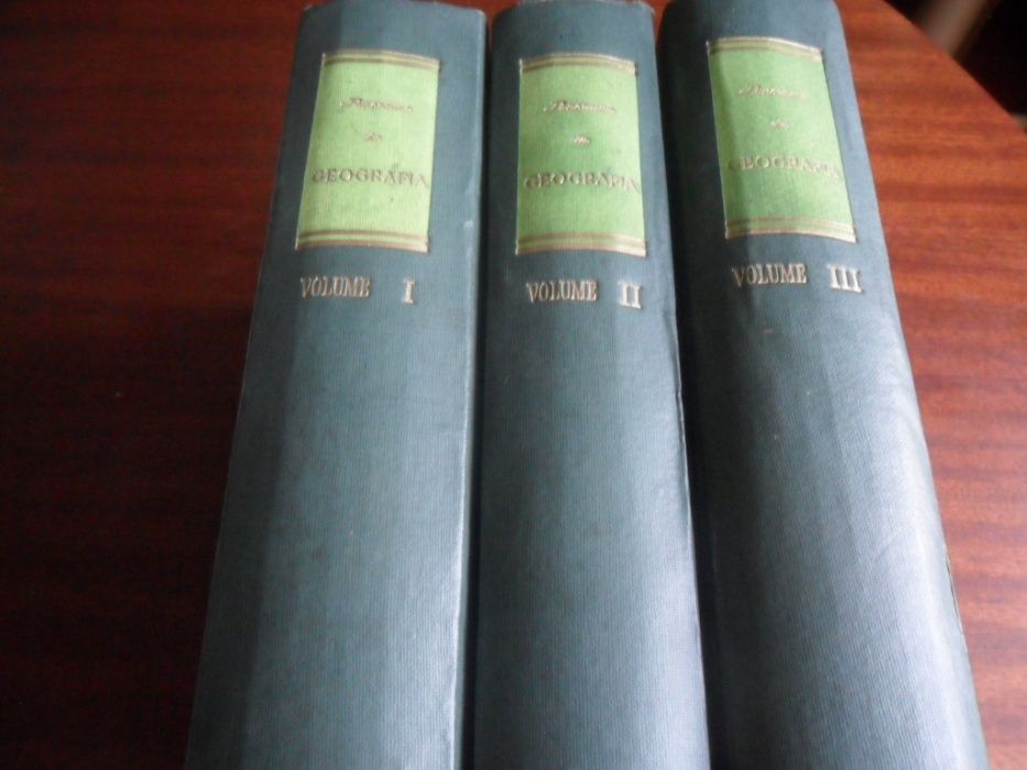 "Panorama da Geografia" - 3 Volumes de Vários - RAROS