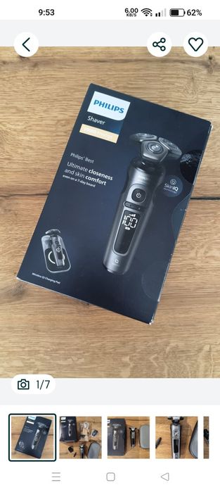 Máquina de barbear Philips nova