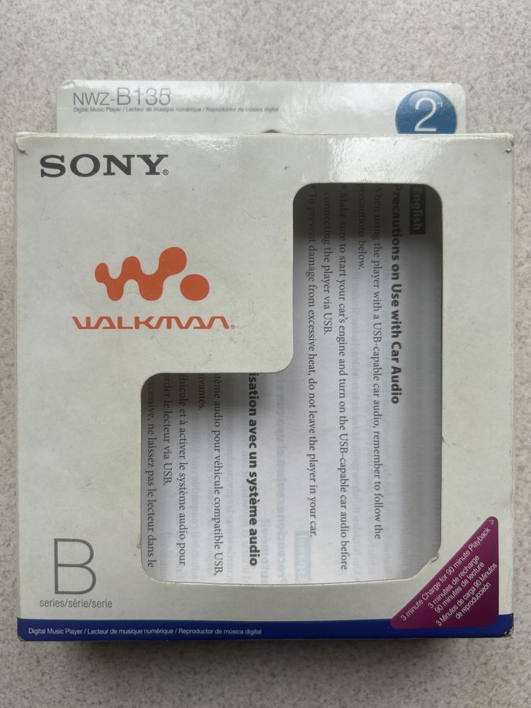 Walkman Sony NWZ-B135 2GB