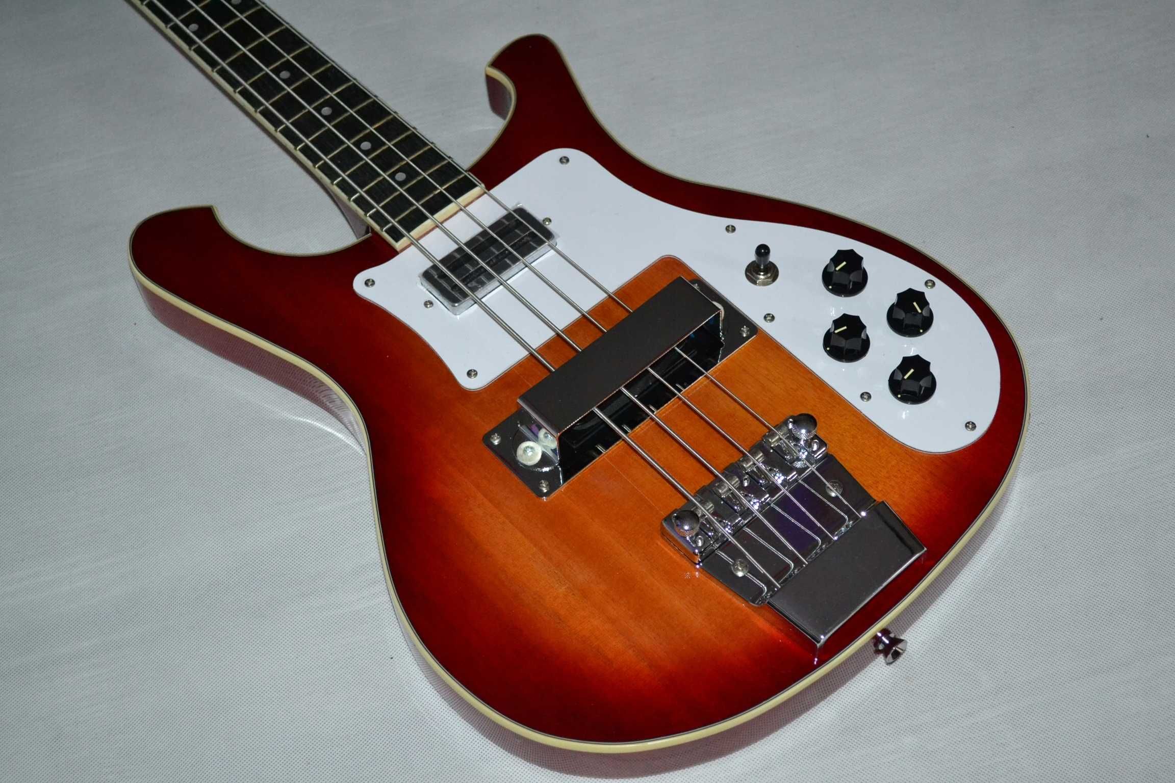 Harley Benton RB-414 CS RICKENBACKER bas nowy wyregulowany