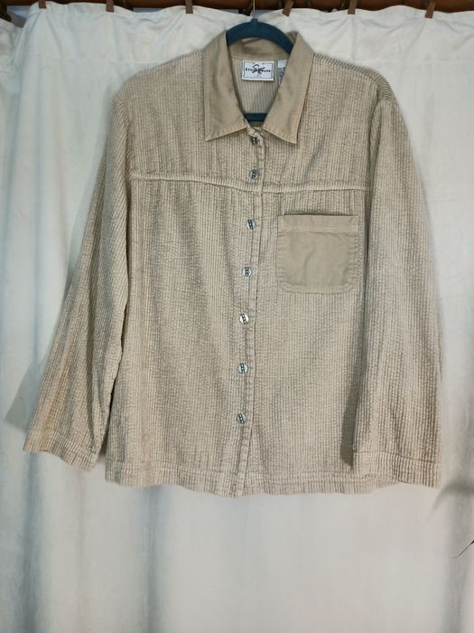 Beżowa koszula/kurtka sztruks STUDIO EASE.