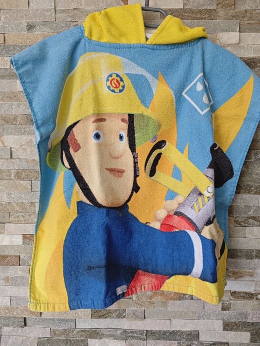 Ręcznik/ponczo z kapturem kąpielowy-basenowy, plażowy