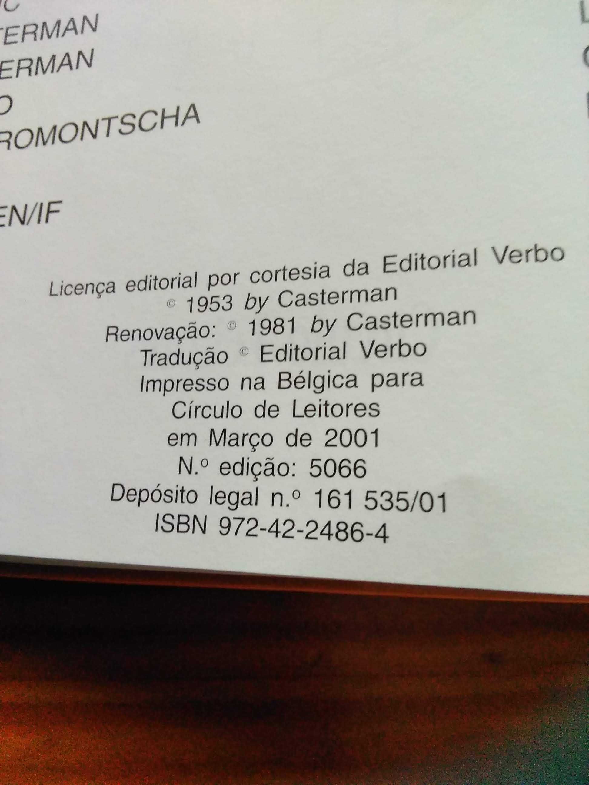 Livro "BD" Tintim