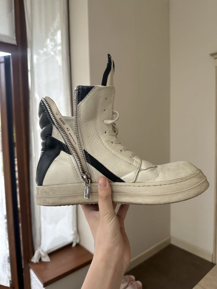 Rick Owens Geobasket white