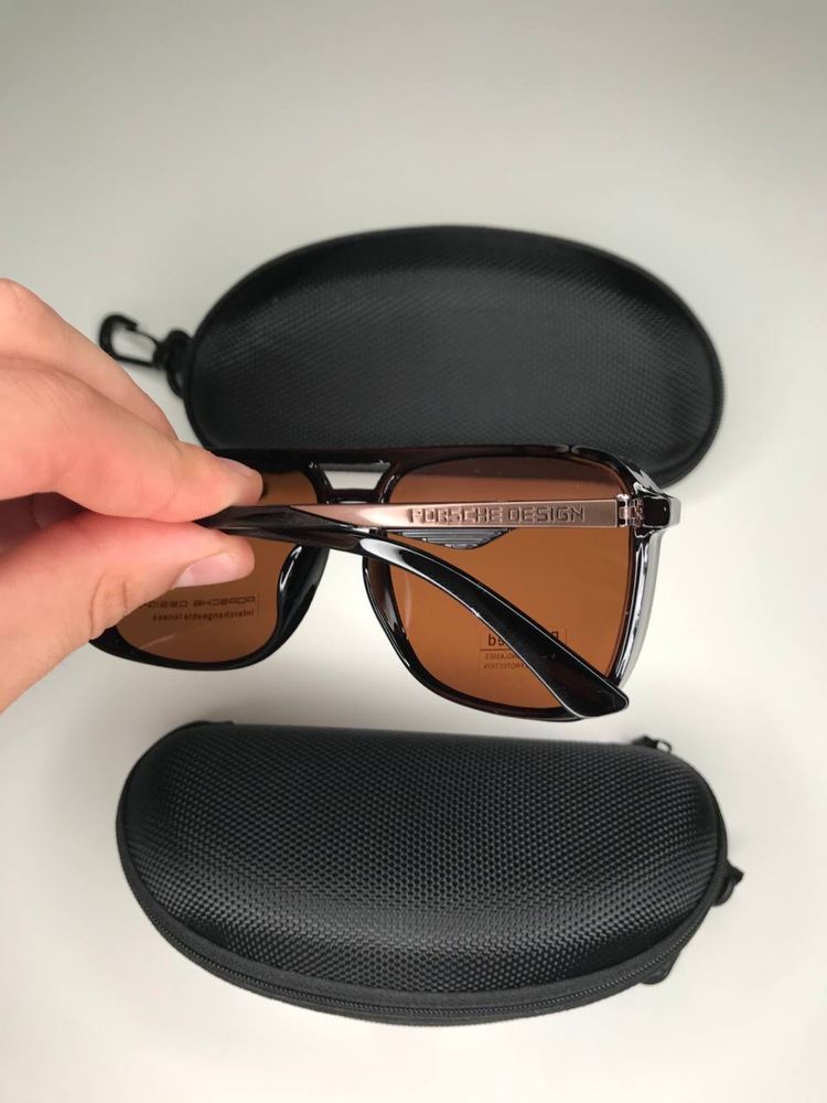 Солнцезащитные очки с шторками Порше Porcshe Polarized поляризация!