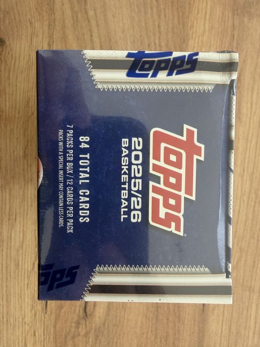 2025-26 Topps Basketball NBA Value Box Nova e Selada