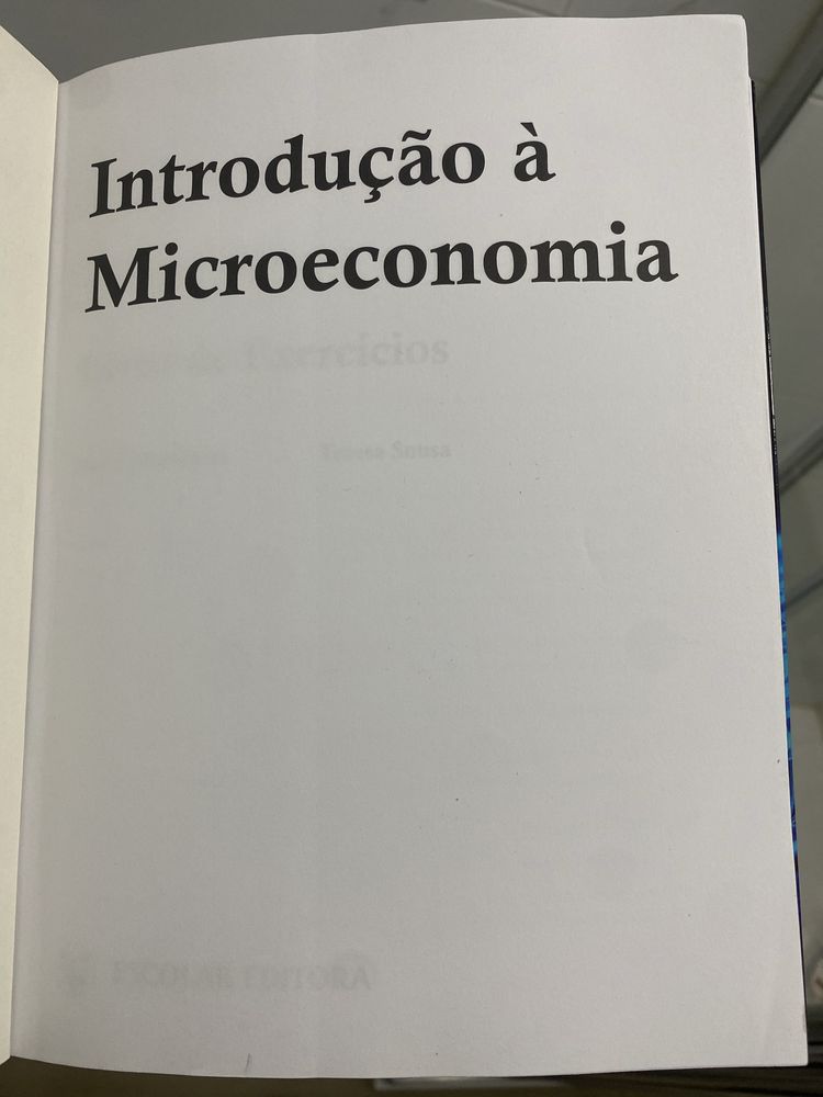 Introdução a Micro Economia livro de exercícios