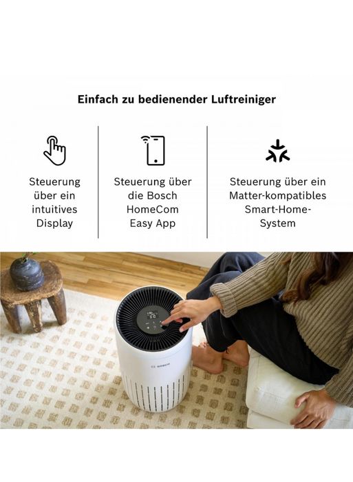 Очисник повітря Bosch Air 4000i, до 62.5 м², 300 м³/год