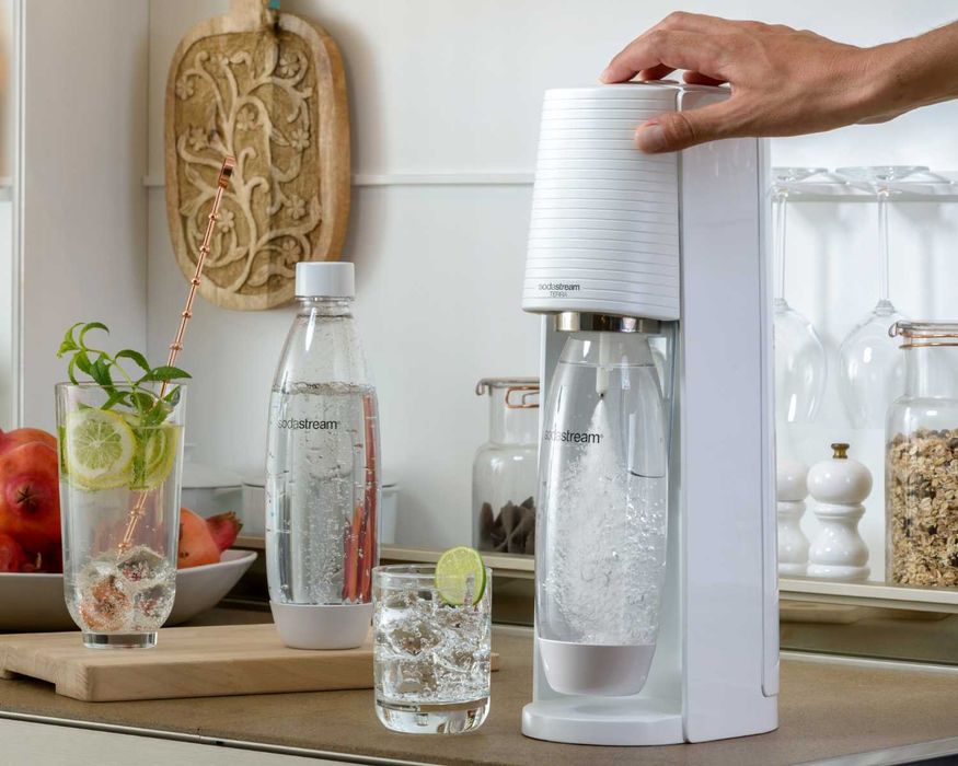 Saturator SodaStream Biały + 3 Butelki + Nabój CO2 Zestaw WYSYŁKA 24H