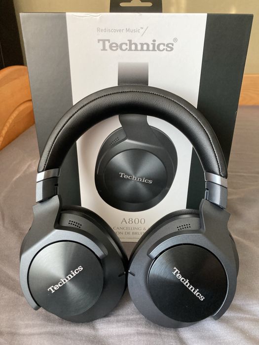 Słuchawki wokółuszne TECHNICS EAH-A800E-K ANC LDAC czarne gwarancja