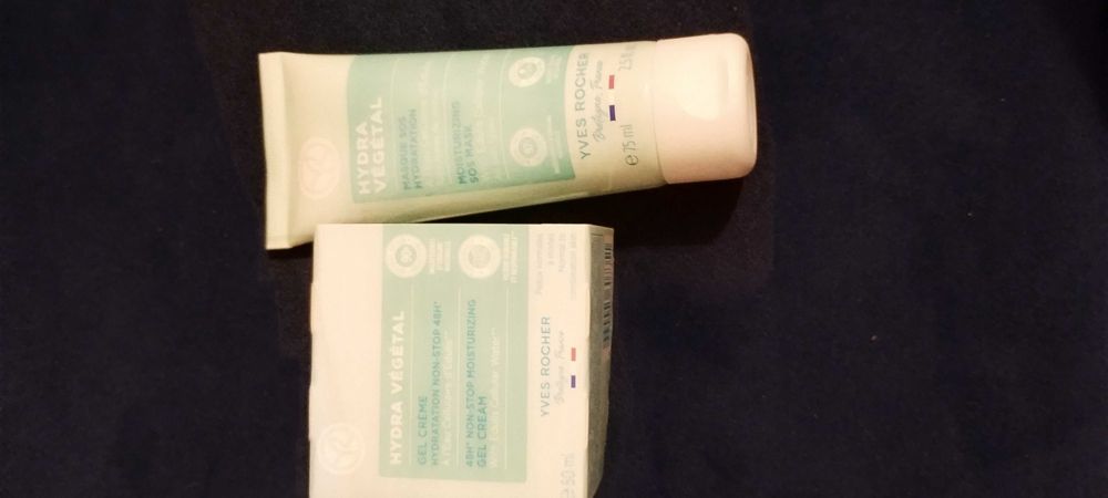 Yves Rocher zestaw krem nawadniający i maska